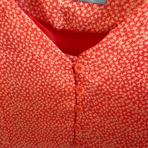 Red Patterned Dress - Picture 4 of 4